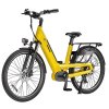 Vitilan L5 Electric Bike, 500W Motor, 48V 15Ah Battery, 26*2.4-inch Tire, 40km/h Max Speed, 105km Range, Hydraulic Disc Brakes, Adjustable Spring Suspension Fork, Shimano 7-speed, Intelligent Color Display - Yellow