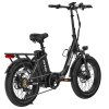 Vitilan U3 Electric Bike, 750W Motor, 48V 13AH Battery, 20*4.0-inch Tires, 45km/h Max Speed, 65km Max Range, Mechanical Disc Brake, Suspension Front Fork, Shimano 7 Speed, LCD Display - Black