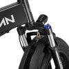 Vitilan V3 Electric Bike, 20*4'' Fat Tires 750W Brushless Motor 48V 13Ah Battery 70km Range Disc Brakes Shimano 7 Speed LCD Display - Black
