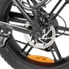 Vitilan V3 Electric Bike, 20*4'' Fat Tires 750W Brushless Motor 48V 13Ah Battery 70km Range Disc Brakes Shimano 7 Speed LCD Display - Black