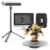 3DMakerpro Lynx 3D Scanner Premium Edition, 0.10mm Accuracy, 0.30mm Resolution, 10fps Frame Rate, Class 1 White Light, Visual Tracking, 250x400mm Single Capture Range
