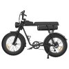 YAMALI FXH-006 Electric Bike, 350W Motor, 48V 18Ah Battery, 20*4'' Fat Tires, 40km/h Max Speed, 50km Range, Shimano 7 Speed, Front & Rear Mechanical Disc Brakes, Shimano 7 Speed, LCD Display - Black