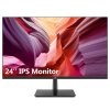 Z-Edge U24I 24'' LED Monitor, 1920x1080 FHD, 16:9 IPS Panel, 75Hz Refresh Rate, 5ms Response Time, Compatible with FreeSync, 16.7 Million Colors, HDMI, VGA, Audio, 178 Degree Wide Angel View, Low Blue, VESA Mount