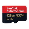SANDISK EXTREME PRO microSDXC 128 GB 200/90 MB/s UHS-I U3 memóriakártya (SDSQXCD-128G-GN6MA)