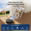 Proscenic Q8 Robot Vacuum and Mop Combo, 4200 Pa Suction, LiDAR Nav, 200min Runtime, Automatic Self-Charging, APP Control, 350ml Dustbin, 250ml Water Tank, for Indoor Floor, Pet Hair, Carpet