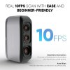 3DMakerpro Moose Lite 3D Scanner, NIR Light Source, 0.05mm Accuracy, 0.10mm Resolution, 24-bit Color Camera, 10fps Frame Rate, Anti-Shake Lenses, Compatible with Windows/MacOS - Premium Version