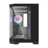 152981 12 pocitacova skrina darflash ft418 6 ventilatorov argb cierna
