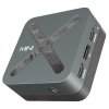 MINIX NEO Z97 Mini PC, Intel N97 4 Cores Max 3.6GHz, 12GB LPDDR5X RAM 512GB SSD, WiFi 6 Bluetooth 5.2, 2*HDMI+1*DP 4K Triple Display, 3*USB3.2, 2*RJ45, 1*Audio, Active Cooling