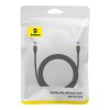 160124 7 opleteny sietovy kabel cat 7 baseus ethernet rj45 10gbps 1 5 m cierny