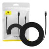 160127 plochy kabel baseus ethernet rj45 cat 6 12 m cierny