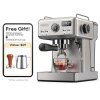 HiBREW H10A Semi Automatic Espresso Coffee Machine Combo G2 Coffee Grinder