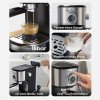 HIBREW H5A Semi Automatic Coffee Machine, 1.2L Water Tank, 15Bar & Smart Brew
