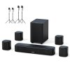 Ultimea Aura A40 7.1 Soundbar + 2 * Pair Steady 310 Speaker Stands, App Control, 10 Bands Equalizer Settings, 121 Preset EQ Matrices, Bluetooth 5.3, 330W Peak Power