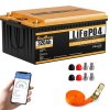 Cloudenergy 25.6V 320Ah LiFePO4 Battery Pack, 8192Wh Energy, 6000+ Cycles, Built-in 200A BMS