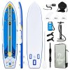 Epic 12′ Inflatable Paddle Board SUP for Fishing