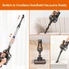 INSE S680 Cordless Stick Vacuum, 28kPa 250W Suction, Max 50min Runtime