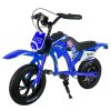 JKING C6 Electric Motorcycle for Kids, 200W Motor, 2600mAh Rechargeable Battery, 12 inch Tires, 16km/h Max Speed, 2 Hours Endurance Time, 12km Range - Blue