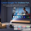 ETOE Starfish Plus Projector, Built-in Google TV, 140° Rotation, Native 1080p, 300 ANSI, 4K Decoding, WideVine L1, Touch Night Light, Automatic Keystone Correction & Auto Focus