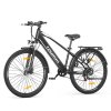 Touroll J1 27.5 inch Trekking Bike with 250W Motor, 36V 15.6Ah Battery, Max 100km Range, 1.8" LCD Display Shimano 7-Speed Disc Brake - Black