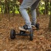 SYL-08 V3 Version Electric Off Road Skateboard With Remote Control 1450W Motor up to 38km/h 10Ah Battery Maple Plank 8 inch Wheel Max load 130kg Left Foot Front Regular Stance - Black
