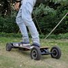 SYL-08 V3 Version Electric Off Road Skateboard With Remote Control 1450W Motor up to 38km/h 10Ah Battery Maple Plank 8 inch Wheel Max load 130kg Left Foot Front Regular Stance - Black