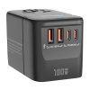 163874 1 blitzwolf bw ta2 cestovny adapter 5 v 1 2xusb pd 2xc qc c gan 100w