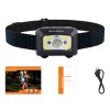 Superfire X30 zseblámpa érintésmentes kapcsolóval, USB, 500 lm, 130 m