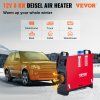 Dieselový ohrievač 12V 8KW s diaľkovým ovládaním a lcd termostatom