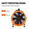Prenosný odsávací ventilátor 254mm 255W 1720CFM s hadicou 5m