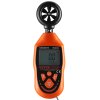 Ručný anemometer 14℉–113℉, digitálny, meria rýchlosť vetra a teplotu