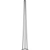 Stolové nohy hairpin 91,4 cm oceľové 3 tyče sada 4 nosnosť 99,8 kg