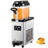 Stroj na slushy 6l/1.6 gallons 25 cups jednokomorový 705w 220v nerez