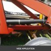 Hydraulický valec 2"×36" 3000psi dvojčinný zváraný pripojenie SAE6