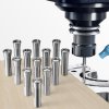 Sada r8 presných collet 13 ks 1/8"–7/8" tir 0.0012"/30μm s 13 púzdrami