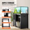 Stojan pod akvárium 75 gallon, 52×19.7×32.3 in, s skrinkou a panelom