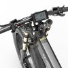 Bezior X-PLUS Electric Bike 1500W Motor 48V 17.5Ah Battery 26*4.0 Inch Fat Tire Mountain Bike 40Km/h Max Speed 200kg Load 130KM Range LCD Display IP54 Wateroroof - Black