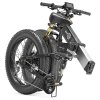 Bezior X-PLUS Electric Bike 1500W Motor 48V 17.5Ah Battery 26*4.0 Inch Fat Tire Mountain Bike 40Km/h Max Speed 200kg Load 130KM Range LCD Display IP54 Wateroroof - Black