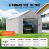 Strešná a bočná plachta pre carport 6000×3000 mm, vodotesná, biela