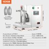 Stroj na milkshake s dvojitou hlavou, 120 W, 0–180 s, 750 ml nerez