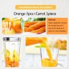 BioloMix T5200 3HP 2200W Timer Blender, Fruit Food Mixer Juicer, 2L Capacity, BPA Free