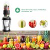BioloMix TB23M 3-in-1 Multifunctional Food Processor, 700W Portable Juicer, Personal Blender, Meat Grinder Chopper, Coffee Spice Grinder, Smoothies, Fruits Mixer