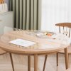 Kruhová pvc ochranná podložka na stôl 42×42" 2.0 mm priehľadná