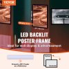 LED rám na plagáty 27"×40" hliníkový s podsvietením, vert./horiz.