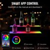 Led stojan na fľaše 2 stupne 24 inch akryl rf a app multicolor