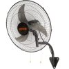 Nástenný ventilátor 19 inch, 4650 cfm, 3 rýchlosti, čierny pre dielne