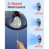 Nástenný ventilátor 57cm, vodotesný, 3 rýchlosti, 4150 CFM, pre sklad