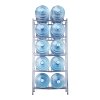 Stojan na 5 galónové fľaše, 5 poschodí, dvojradový, 10 fliaš