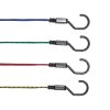 Sada 32 plochých bungee pásov 17 mm s j-háčikmi a3, dĺžky 10"–40"