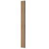 Akustické lamelové panely mdf 7.9×94.5 inch svetlý dub proti hluku