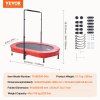 Detská trampolína 56×36 inch skladacia s madlom pre deti od 3 rokov